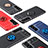 Ultra-thin Silicone Gel Soft Case Cover with Magnetic Finger Ring Stand A02 for Samsung Galaxy S21 5G