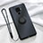 Ultra-thin Silicone Gel Soft Case Cover with Magnetic Finger Ring Stand A03 for Huawei Nova 5i Pro