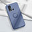 Ultra-thin Silicone Gel Soft Case Cover with Magnetic Finger Ring Stand A03 for Vivo Y50