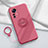 Ultra-thin Silicone Gel Soft Case Cover with Magnetic Finger Ring Stand A03 for Xiaomi Mi 12 5G