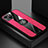 Ultra-thin Silicone Gel Soft Case Cover with Magnetic Finger Ring Stand A04 for Apple iPhone 13