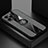 Ultra-thin Silicone Gel Soft Case Cover with Magnetic Finger Ring Stand A04 for Apple iPhone 15 Pro