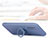 Ultra-thin Silicone Gel Soft Case Cover with Magnetic Finger Ring Stand A04 for Huawei Nova 7 5G