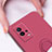 Ultra-thin Silicone Gel Soft Case Cover with Magnetic Finger Ring Stand A04 for Vivo iQOO 8 5G