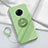 Ultra-thin Silicone Gel Soft Case Cover with Magnetic Finger Ring Stand A04 for Vivo Nex 3 5G