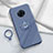 Ultra-thin Silicone Gel Soft Case Cover with Magnetic Finger Ring Stand A04 for Vivo Nex 3S