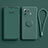 Ultra-thin Silicone Gel Soft Case Cover with Magnetic Finger Ring Stand A04 for Xiaomi Mi 11 Pro 5G Green