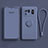 Ultra-thin Silicone Gel Soft Case Cover with Magnetic Finger Ring Stand A04 for Xiaomi Mi 11 Ultra 5G Lavender Gray