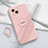 Ultra-thin Silicone Gel Soft Case Cover with Magnetic Finger Ring Stand A06 for Apple iPhone 14