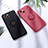 Ultra-thin Silicone Gel Soft Case Cover with Magnetic Finger Ring Stand A06 for Apple iPhone 14