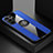 Ultra-thin Silicone Gel Soft Case Cover with Magnetic Finger Ring Stand A07 for Samsung Galaxy S21 Ultra 5G