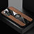 Ultra-thin Silicone Gel Soft Case Cover with Magnetic Finger Ring Stand A07 for Xiaomi Mi 12 Pro 5G Brown