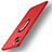 Ultra-thin Silicone Gel Soft Case Cover with Magnetic Finger Ring Stand A09 for Apple iPhone 13 Red