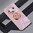 Ultra-thin Silicone Gel Soft Case Cover with Magnetic Finger Ring Stand AN1 for Huawei Mate 60