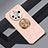 Ultra-thin Silicone Gel Soft Case Cover with Magnetic Finger Ring Stand AN1 for Huawei Mate 60 Pro