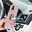 Ultra-thin Silicone Gel Soft Case Cover with Magnetic Finger Ring Stand AN1 for Vivo iQOO 7 5G