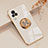 Ultra-thin Silicone Gel Soft Case Cover with Magnetic Finger Ring Stand AN1 for Vivo iQOO 7 5G