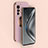 Ultra-thin Silicone Gel Soft Case Cover with Magnetic Finger Ring Stand AN1 for Vivo X70 Pro 5G