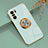 Ultra-thin Silicone Gel Soft Case Cover with Magnetic Finger Ring Stand AN1 for Xiaomi Mi 11i 5G