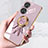 Ultra-thin Silicone Gel Soft Case Cover with Magnetic Finger Ring Stand AN2 for Huawei P50