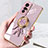 Ultra-thin Silicone Gel Soft Case Cover with Magnetic Finger Ring Stand AN2 for Vivo X70 Pro 5G