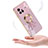 Ultra-thin Silicone Gel Soft Case Cover with Magnetic Finger Ring Stand AN2 for Vivo X80 Pro 5G