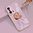 Ultra-thin Silicone Gel Soft Case Cover with Magnetic Finger Ring Stand AN2 for Xiaomi Mi 11T 5G