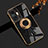 Ultra-thin Silicone Gel Soft Case Cover with Magnetic Finger Ring Stand AN2 for Xiaomi Mi 11T 5G Black