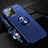 Ultra-thin Silicone Gel Soft Case Cover with Magnetic Finger Ring Stand for Apple iPhone 15 Pro Max