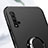 Ultra-thin Silicone Gel Soft Case Cover with Magnetic Finger Ring Stand for Huawei Honor 20S