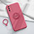 Ultra-thin Silicone Gel Soft Case Cover with Magnetic Finger Ring Stand for Huawei Honor 30 Lite 5G