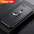 Ultra-thin Silicone Gel Soft Case Cover with Magnetic Finger Ring Stand for Huawei Honor V20 Black