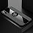 Ultra-thin Silicone Gel Soft Case Cover with Magnetic Finger Ring Stand for Huawei P Smart Z (2019) Gray