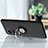 Ultra-thin Silicone Gel Soft Case Cover with Magnetic Finger Ring Stand for Motorola Moto Edge X30 Pro 5G Black