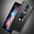 Ultra-thin Silicone Gel Soft Case Cover with Magnetic Finger Ring Stand for Nokia X7