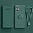 Ultra-thin Silicone Gel Soft Case Cover with Magnetic Finger Ring Stand for Oppo F21 Pro 5G Midnight Green