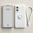 Ultra-thin Silicone Gel Soft Case Cover with Magnetic Finger Ring Stand for Oppo F21 Pro 5G White