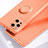 Ultra-thin Silicone Gel Soft Case Cover with Magnetic Finger Ring Stand for Oppo Find X3 Pro 5G