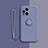 Ultra-thin Silicone Gel Soft Case Cover with Magnetic Finger Ring Stand for Oppo Find X3 Pro 5G Lavender Gray