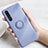 Ultra-thin Silicone Gel Soft Case Cover with Magnetic Finger Ring Stand for Oppo Reno3