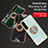 Ultra-thin Silicone Gel Soft Case Cover with Magnetic Finger Ring Stand for Sony Xperia 10 III Lite