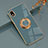 Ultra-thin Silicone Gel Soft Case Cover with Magnetic Finger Ring Stand for Sony Xperia Ace III