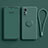 Ultra-thin Silicone Gel Soft Case Cover with Magnetic Finger Ring Stand for Xiaomi Mi 12 5G Green