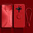 Ultra-thin Silicone Gel Soft Case Cover with Magnetic Finger Ring Stand for Xiaomi Mi 12 Ultra 5G Red