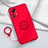 Ultra-thin Silicone Gel Soft Case Cover with Magnetic Finger Ring Stand for Xiaomi Mi 12T 5G