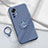 Ultra-thin Silicone Gel Soft Case Cover with Magnetic Finger Ring Stand for Xiaomi Mi 12T 5G