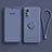 Ultra-thin Silicone Gel Soft Case Cover with Magnetic Finger Ring Stand for Xiaomi Mi 12X 5G Lavender Gray