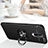 Ultra-thin Silicone Gel Soft Case Cover with Magnetic Finger Ring Stand for Xiaomi Poco X2
