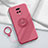 Ultra-thin Silicone Gel Soft Case Cover with Magnetic Finger Ring Stand for Xiaomi Redmi 10X Pro 5G