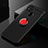 Ultra-thin Silicone Gel Soft Case Cover with Magnetic Finger Ring Stand for Xiaomi Redmi 9 Activ